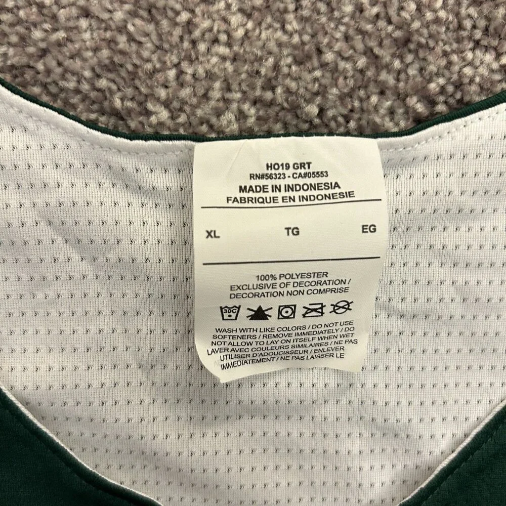 Nike Reversible Basketball Tank Training Practice Green White Kids Size XL - NWT
